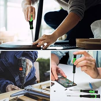 SWANLAKE 86PCS Magnetic Screwdriver Set,Includes Slotted